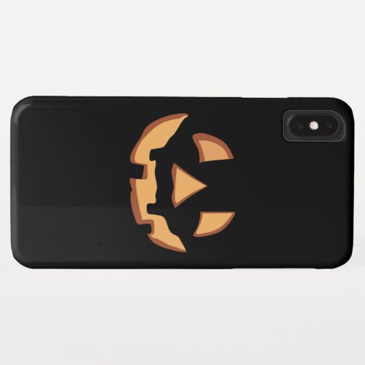 Coques Case-Mate iPhone Face citrouille pour Halloween (Dos (Horizontal))