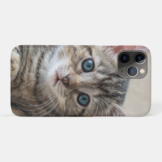 Coques Case-Mate iPhone Face de chat mignonne (Dos (Horizontal))
