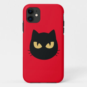 Case-Mate iPhone Case Face de chat noir