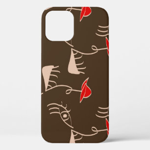Case-Mate iPhone Case Face de femme à une ligne : motif abstrait.
