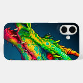 Coques Case-Mate iPhone Face du dragon (Verso (horizontal))