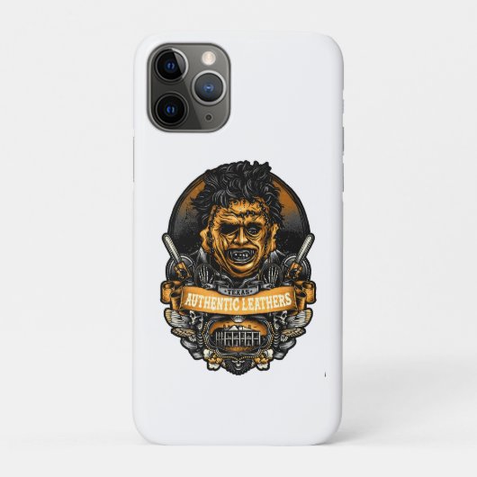 Coques Case-Mate iPhone Face En Cuir, Horreur, Halloween (Dos)