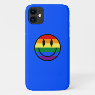 Case-Mate iPhone Case Face souriante arc-en-ciel