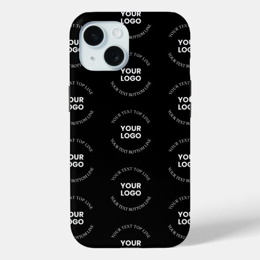 Coques Case-Mate iPhone Facile à remplacer Logo et Motif de texte modifiab (Verso)
