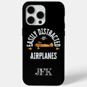 Coques Case-Mate iPhone Facilement Distrait Par Avion, Moderne, Pilote, dr (Verso)