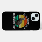 Coques Case-Mate iPhone Facilement Distrait Par Les Chats Cornish Rex (Verso (horizontal))