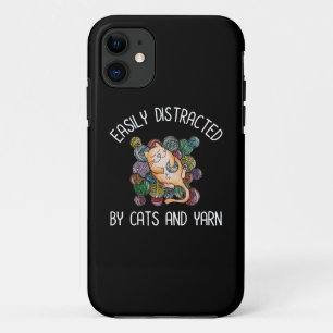 Case-Mate iPhone Case Facilement Distrait Par Les Chats Et Les Fils