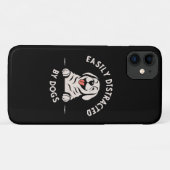 Coques Case-Mate iPhone Facilement distrait par les chiens (Dos (Horizontal))