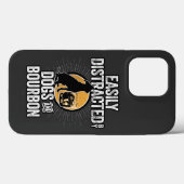 Coques Case-Mate iPhone Facilement distrait par les chiens et le Coque-Mat (Verso (horizontal))