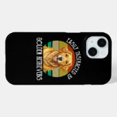 Coques Case-Mate iPhone Facilement Distrait Par Les Golden Retrievers (Verso (horizontal))