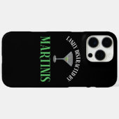 Coques Case-Mate iPhone Facilement Distrait Par Les Martinis (Verso (horizontal))
