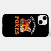 Coques Case-Mate iPhone Facilement Distrait Par Les Renards (Verso (horizontal))