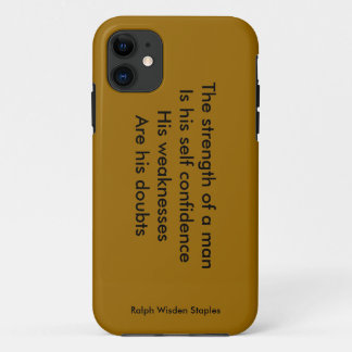 Coque iPhone 11 faiblesse et doutes