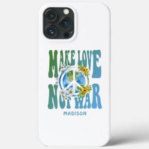 Case-Mate iPhone Case Faire l'amour pas la guerre Signe de paix mondial