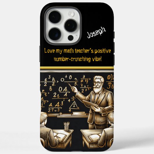 Coques Case-Mate iPhone Faire participer la leçon de mathématiques avec un (Verso)