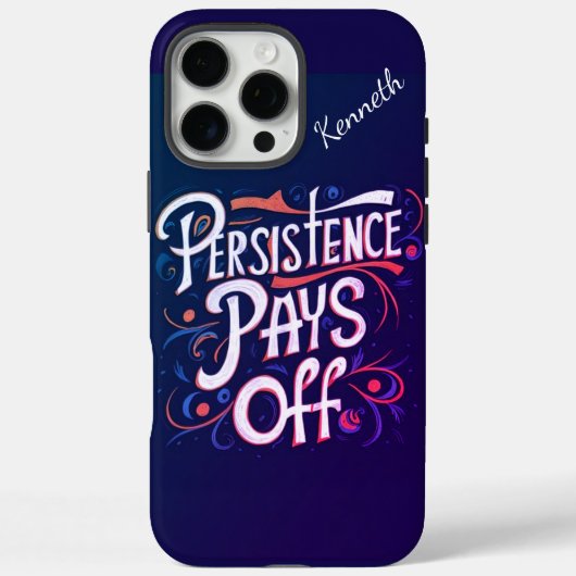 Coques Case-Mate iPhone Faire place à l'esprit de persistance. (Verso)