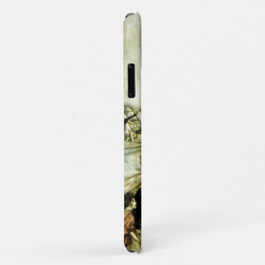 Coques Case-Mate iPhone Fairies Away - Arthur Rackham (Dos/Droite)