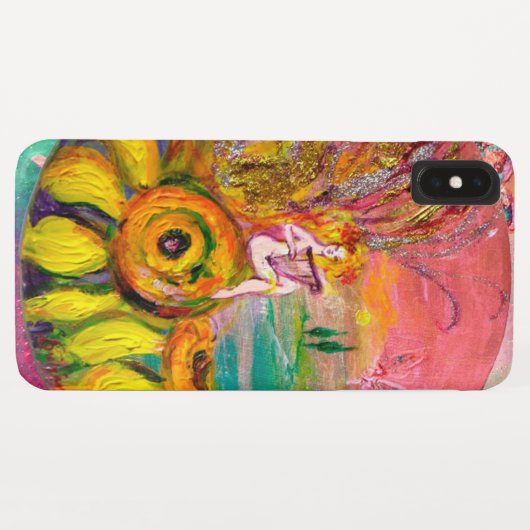 COQUES Case-Mate iPhone FAIRY OF THE SUNFLOWERS (Dos (Horizontal))