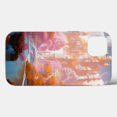 Coques Case-Mate iPhone Fairy Tale Castle Rose White Gold Imaginaire Art (Verso (horizontal))