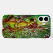 Coques Case-Mate iPhone FAIRY VERT DANS L'Imaginaire DE NUIT (Verso (horizontal))