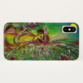 Coques Case-Mate iPhone FAIRY VERT DANS L'Imaginaire LUMINEUX (Dos (Horizontal))