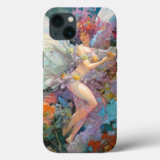 Coques Case-Mate iPhone Fairy Woman in Flowers Imaginaire Art (Verso)