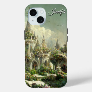 Coque Pour iPhone 15 Fairytale Castle Custom