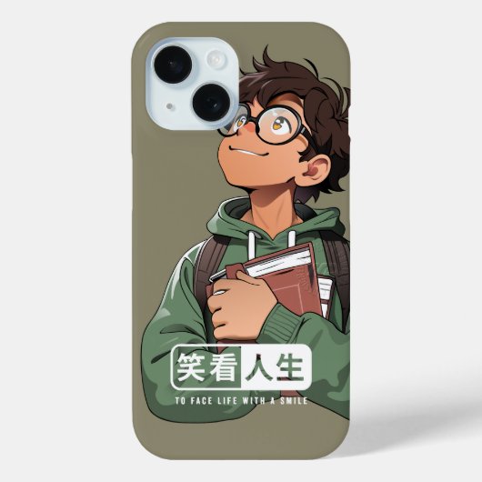 Coques Case-Mate iPhone Fais face à la vie avec le sourire (Verso)