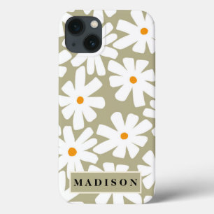 Case-Mate iPhone Case Faisceaux de printemps fleuris rétro motif sauge v