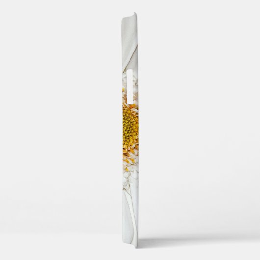 Coques Case-Mate iPhone Faisée de Gerbera blanche jaune (Verso / Droite)