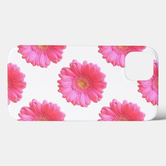 Coques Case-Mate iPhone Faisée de gerbera rose (Verso (horizontal))