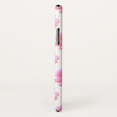 Coques Case-Mate iPhone Faisée de gerbera rose pâle (Dos/Droite)