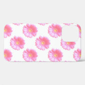 Coques Case-Mate iPhone Faisée de gerbera rose pâle (Verso (horizontal))