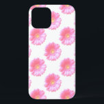 Coque iPhone 12 Faisée de gerbera rose pâle<br><div class="desc">Faisée de gerbera rose pâle</div>
