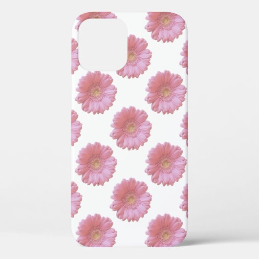 Coques Case-Mate iPhone Faisée de gerbera rose pâle (Verso)