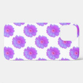 Coques Case-Mate iPhone Faisée de gerbera violette (Verso (horizontal))