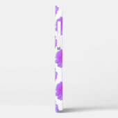 Coques Case-Mate iPhone Faisée de gerbera violette (Verso / Gauche)
