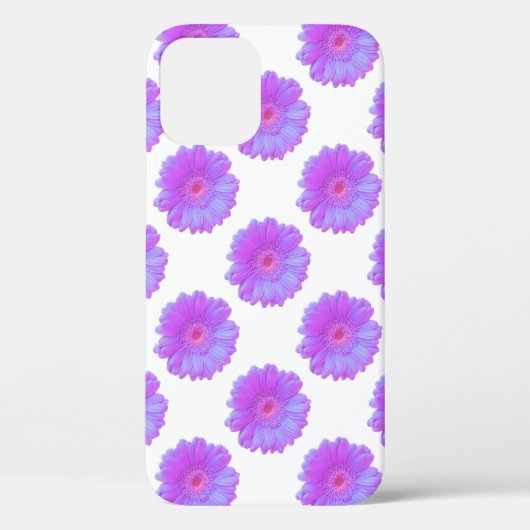 Coques Case-Mate iPhone Faisée de gerbera violette (Verso)