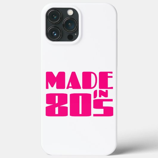 Coques Case-Mate iPhone Fait dans les années 80 (Verso)
