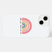 Coques Case-Mate iPhone Faites de vos rêves une réalité arc-en-ciel (Verso (horizontal))