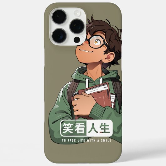 Coques Case-Mate iPhone Faites face à la vie avec le sourire (Verso)