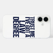 Coques Case-Mate iPhone Faites-moi confiance Humour (Verso (horizontal))
