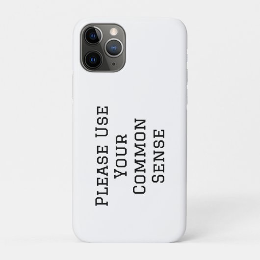Coques Case-Mate iPhone Faites Preuve De Bon Sens (Dos)