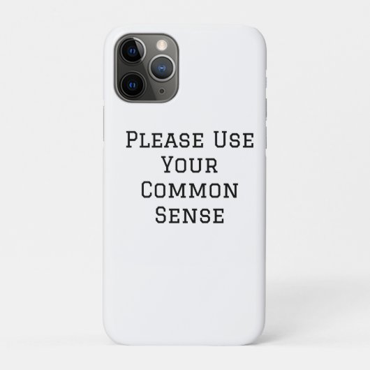 Coques Case-Mate iPhone Faites Preuve De Bon Sens (Dos)