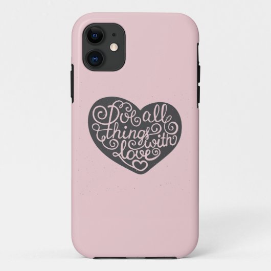 Coques Case-Mate iPhone Faites tout les choses avec amour (Dos)
