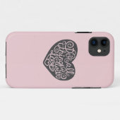 Coques Case-Mate iPhone Faites tout les choses avec amour (Dos (Horizontal))