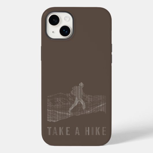 Coques Case-Mate iPhone Faites une randonnée blanche Coque-coque iphone (Verso)