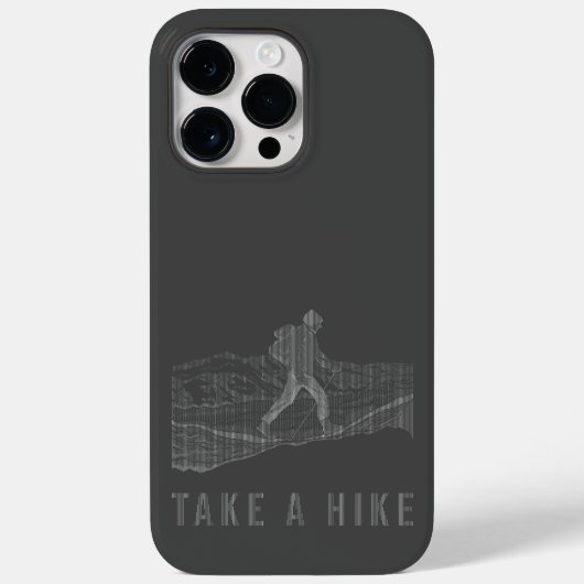 Coques Case-Mate iPhone Faites une randonnée blanche Coque-coque iphone (Verso)
