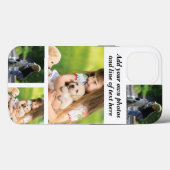 Coques Case-Mate iPhone Faites votre propre collage photo et texte (Verso (horizontal))