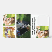 Coques Case-Mate iPhone Faites votre propre collage photo et texte (Verso (horizontal))